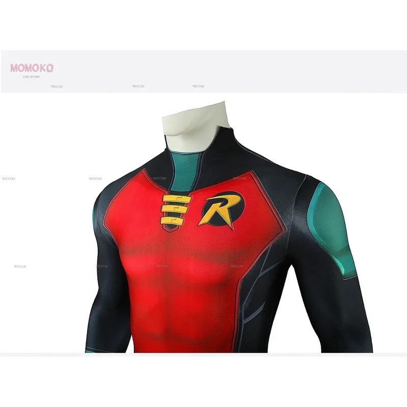 CyAdults Kids أنيمي الكرتون في سن المراهقة لعبة جبابرة خارقة روبن كوميك غرايسون تأثيري بذلة زي هالوين موحدة لعب الأدوار