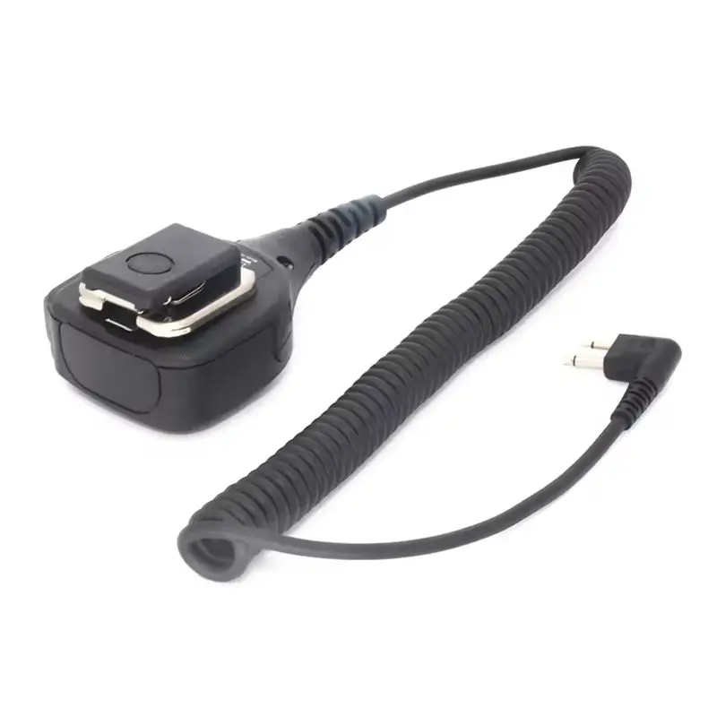 A74E-PMMN4013A 2-Pin PTT Microphone Remote Speaker Microphone Two Way Radio Shoulder Walkie Talkie Accessories For Motorola