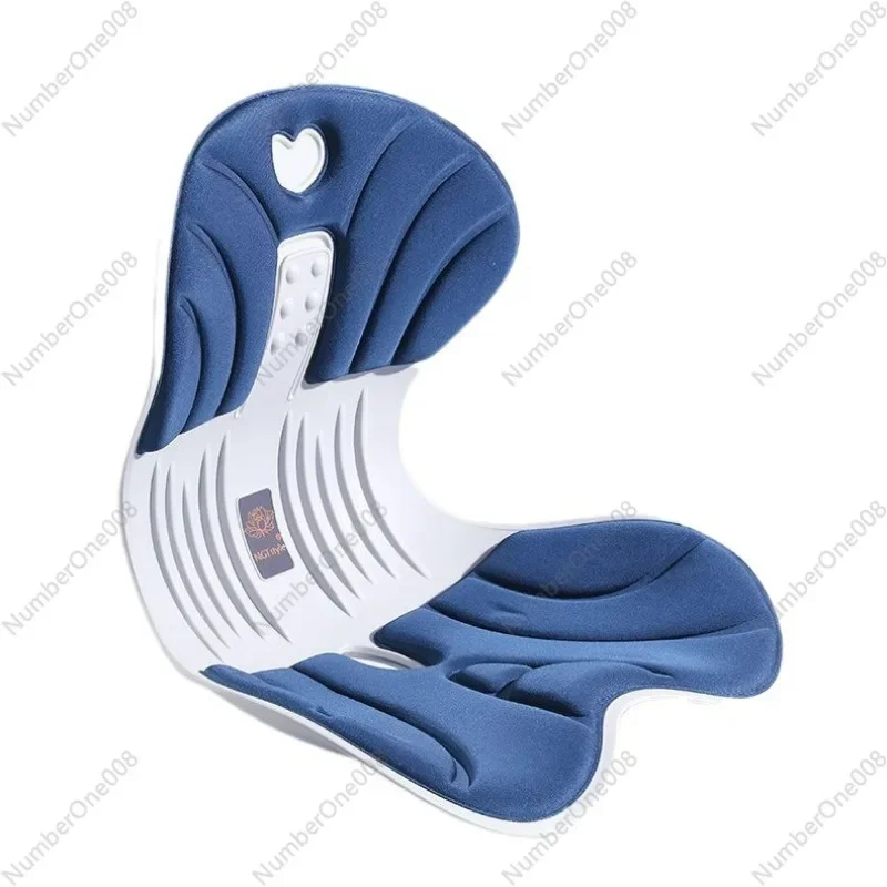 Orthopedic Seat Cushion with Lumbar Support - Flower-Design Memory Foam for Office Chair & Car Seat