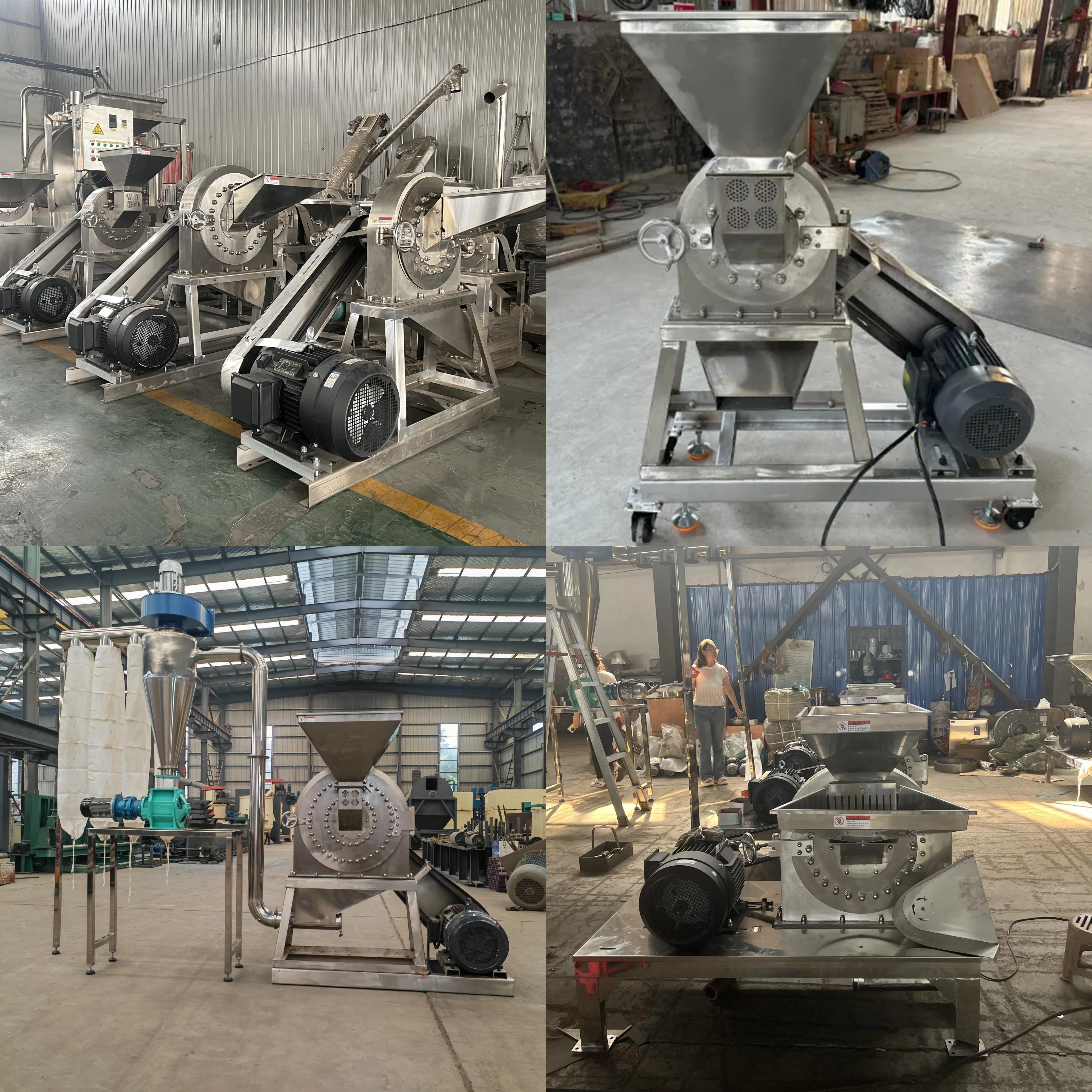 بيع المصنع مباشرة آلة مسحوق الفلفل الحار آلة طحن بذور الصويا والذرة الرفيعة آلة طحن مسحوق الكاكاو الدقيق #4