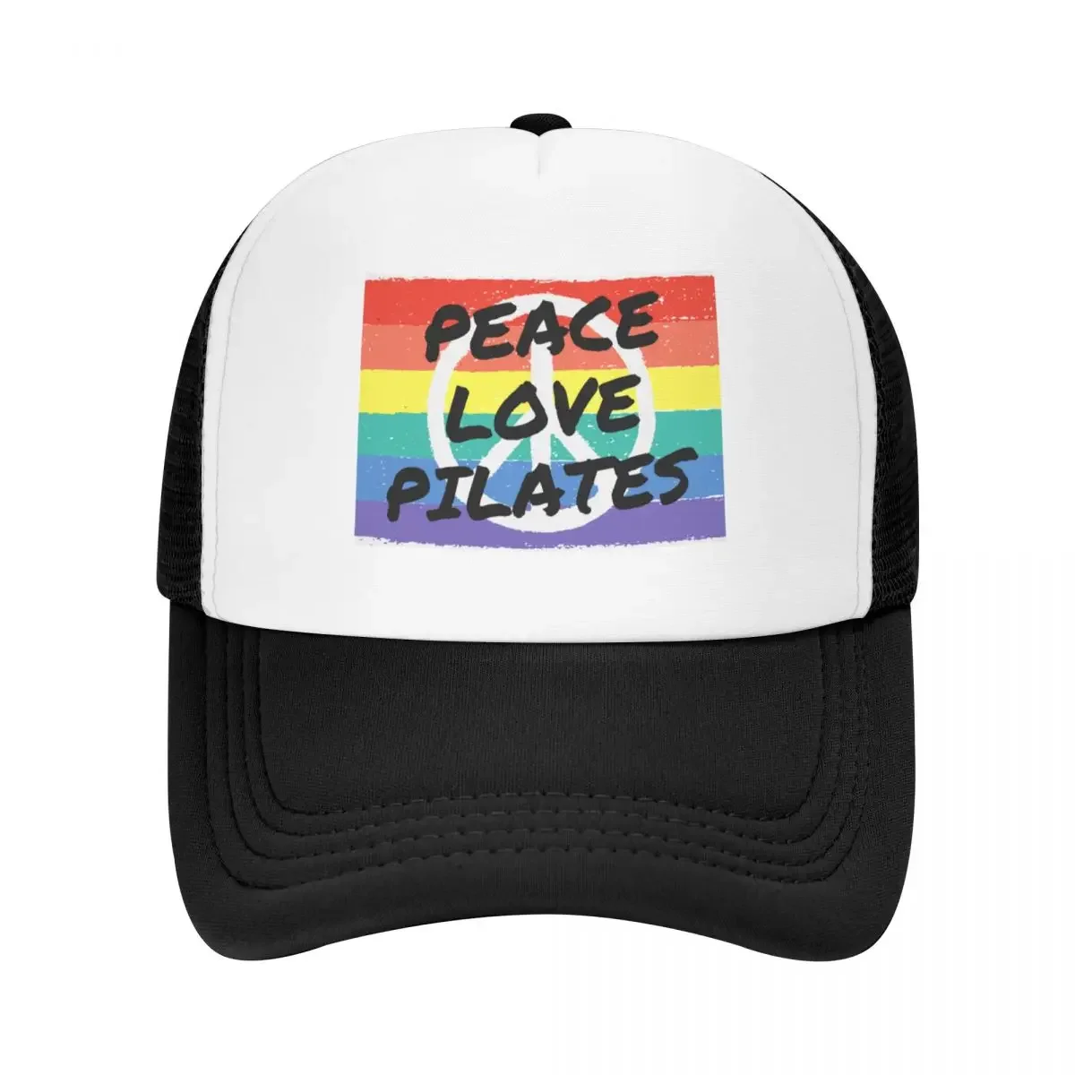 Peace. Love. Pilates Baseball Cap fishing hat Sun Hat For Children Trucker Hats For Men Women's