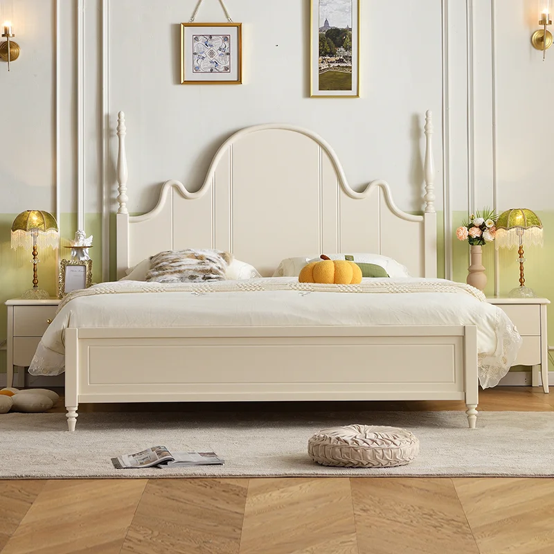 

Princess Confortable Bed High End Wedding Frame Designer Full Body Bed High Quality Organizer Cheap Cama De Casal Furniture