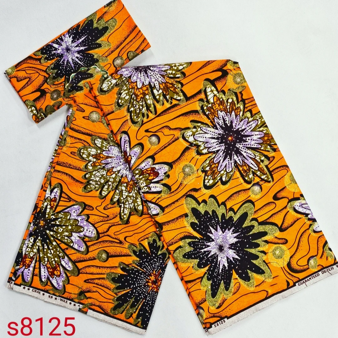 2025 nigeriano brilhante pedra-cera impressão tecidos africanos de alta qualidade para retalhos novo estilo tecido para roupas decoração casa tt10