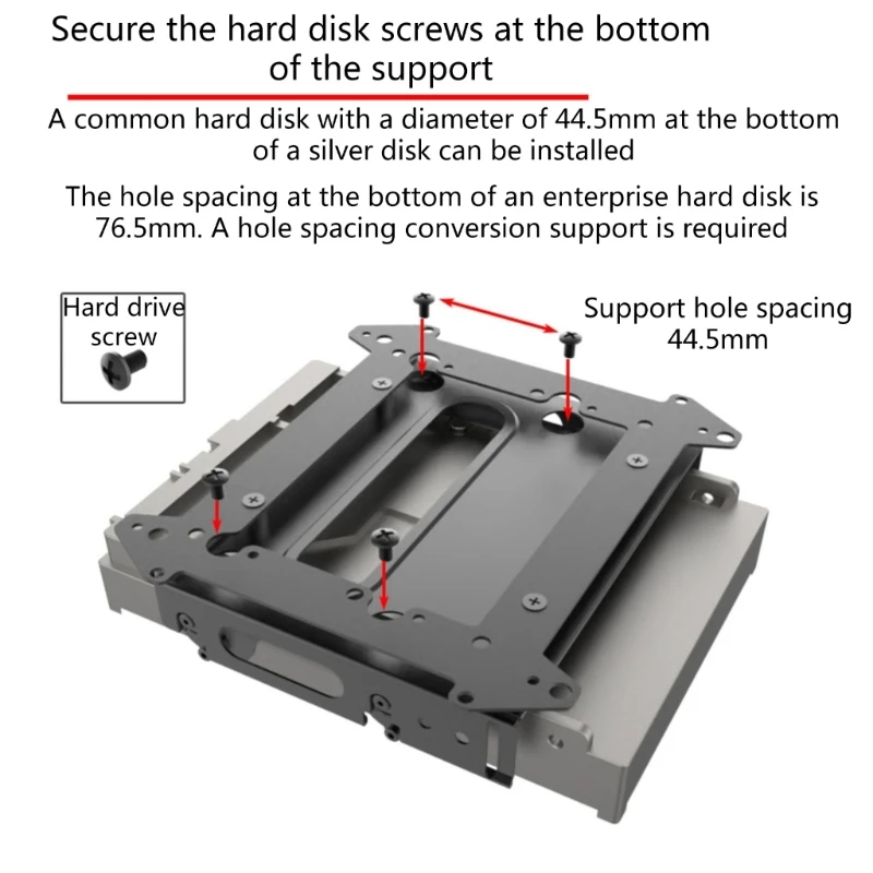 3,5-дюймовый SSD HDD Монтажный адаптер Кронштейн Держатель жесткого диска для ноутбука/ноутбука