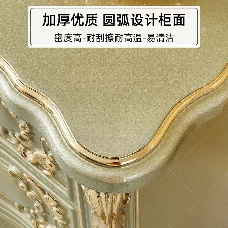 Three four five chest cabinet luxury bedroom bedside multi-layer drawer large capacity storage cabinet