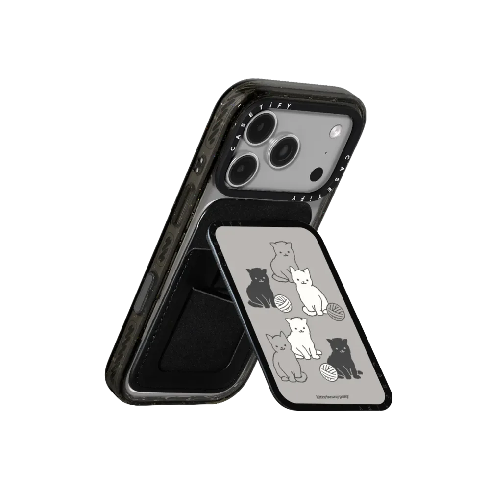 CASETiFY Cartoon Animal Series Magnetic Phone Holder Card Pack for iPhone17 16 15 14 13 12 11 for Samsung S25 S26 A57 A36 view 3