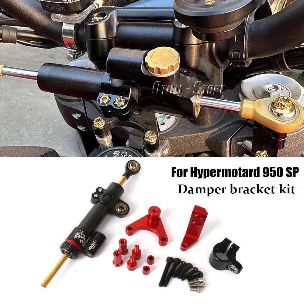 

For Ducati Hypermotard 950 SP 2016-2018 New Motorcycle CNC Steering Stabilizer Damper Mounting Bracket Kit