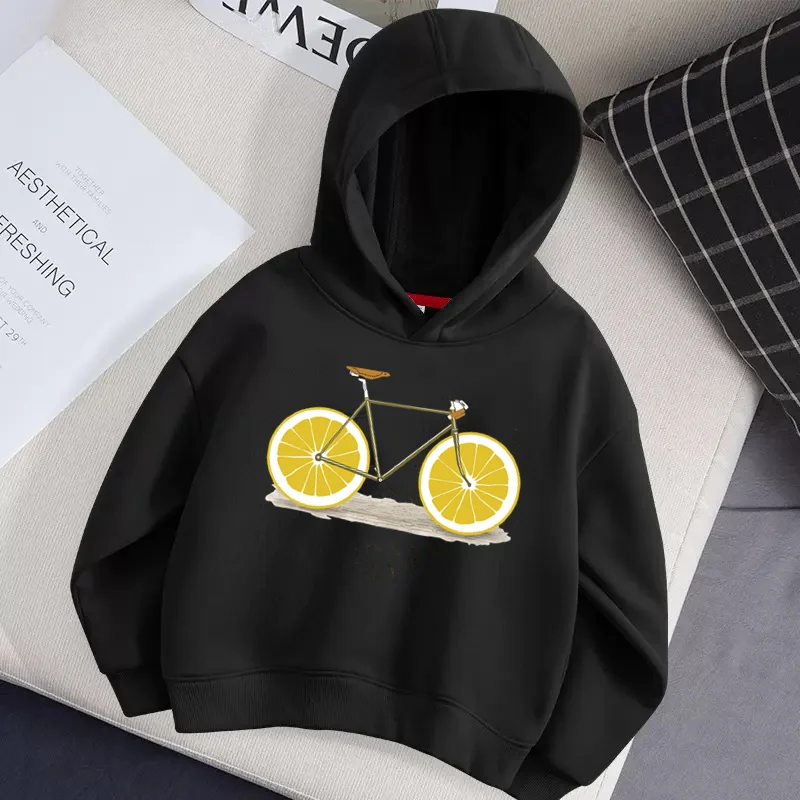 

Aimi Lakana Children Autumn Hoodies Bicycle Design Coat Boys Casual Sweatshirt Cotton Loose Tops