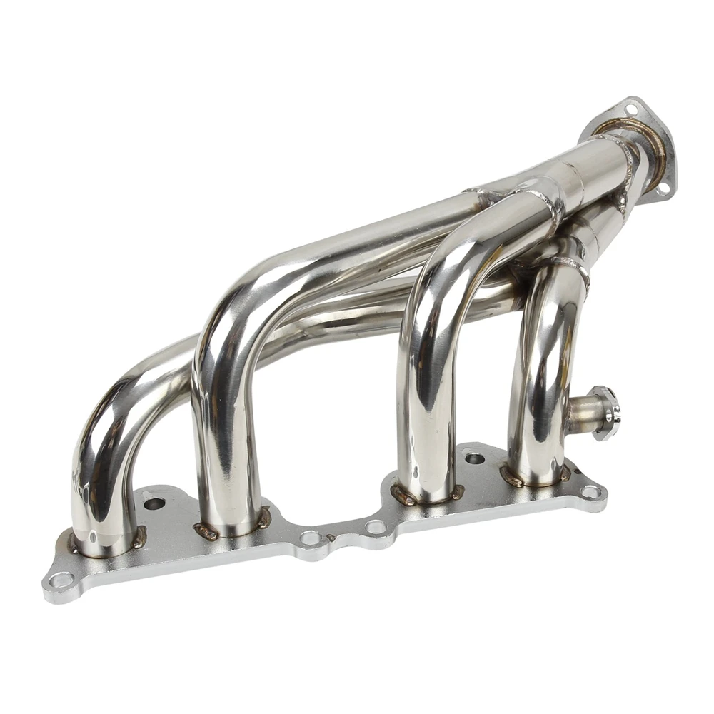 Stainless Steel Shorty Exhaust Header Manifold Kit For Toyota Tacoma 2.4L 2.7L 1995-2001 4-Cylinder Truck