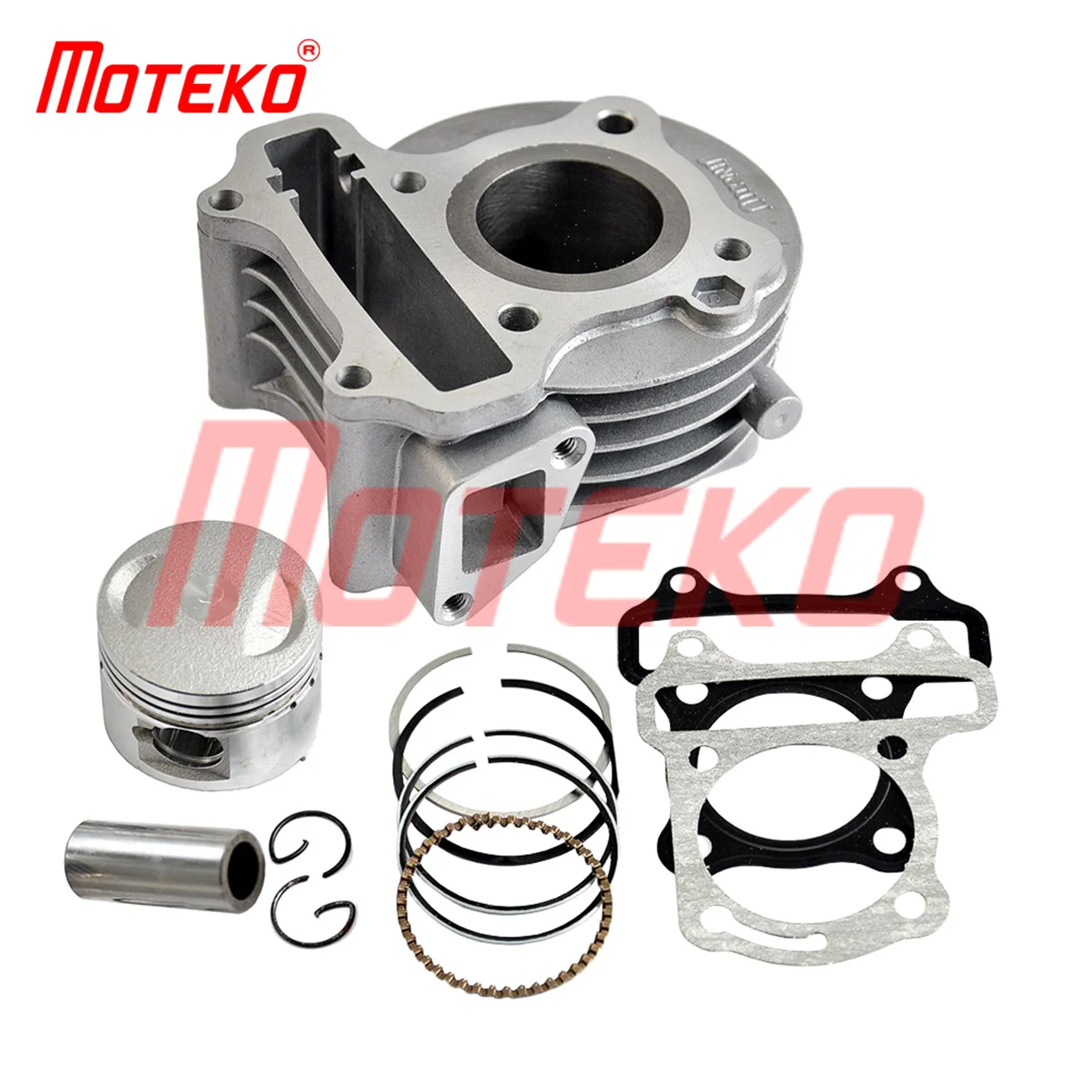 BX15090073 GY6 50CC 39MM BORE CYLINDER AND PISTON KIT 13MM PIN 4T SCOOTER ENGINE PARTS FOR 139QMB CHINESE SCOOTERS ATV GO KART