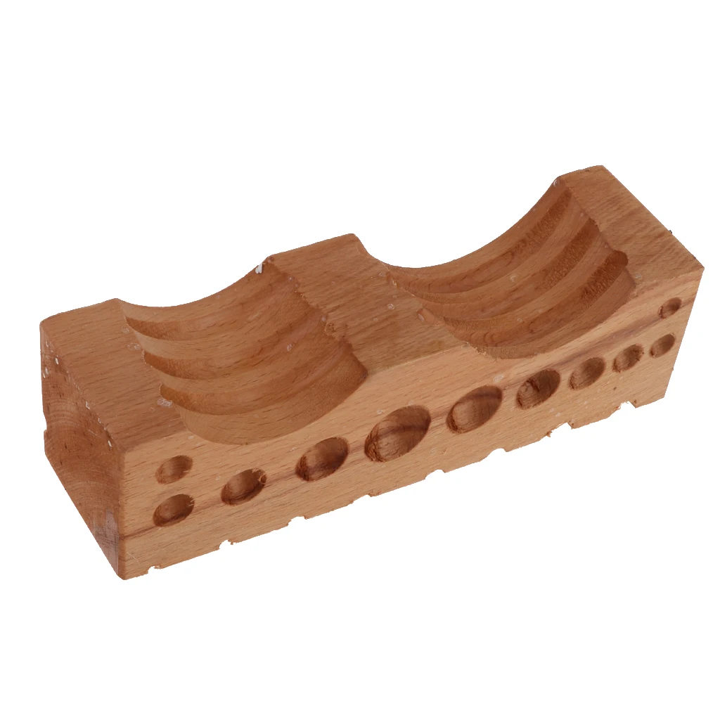 Wooden Shaping Block Jewelry Tooling Doming Block Jewelry Making Tool for Metal Craft Hammer Set view 5