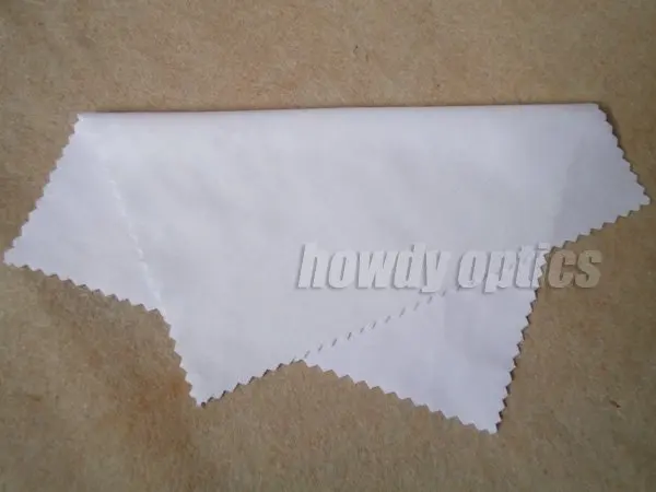 (HM-6) 175gsm White Eyeglasses Microfiber cleaning cloth 15x14.5cm lens cleaning cloth