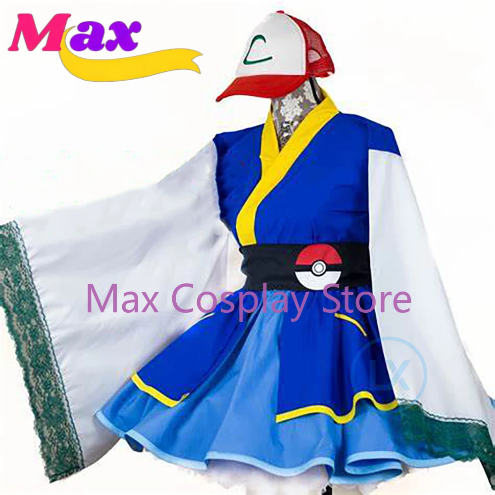 

Max Anime Game Film Characters Kimono Dress Cosplay Costume Lolita Kimono Dress Full Sets Custom Made Female Halloween Gift