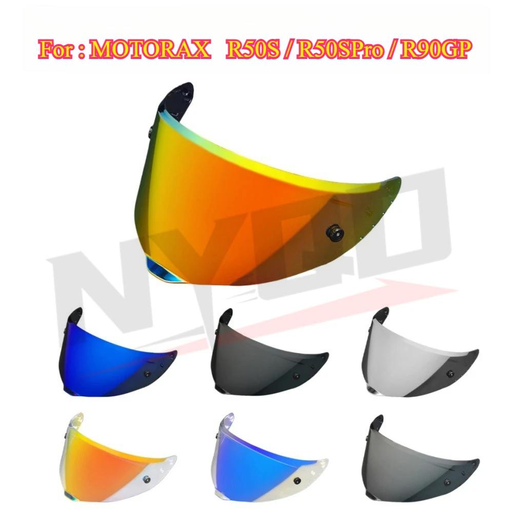 

For R50S Helmet Lenses R90GP Electroplated Lenses R50S-Pro Motorcycle Helmet Mirror Accessories capacetes visor cascos para moto