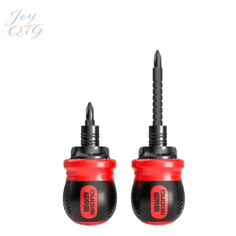 Hot Sale New 1 Set Screwdriver Ratchet Set, Multi-functional Cross And Diagonal Use, Extendable, Mini , Household Manual Tool