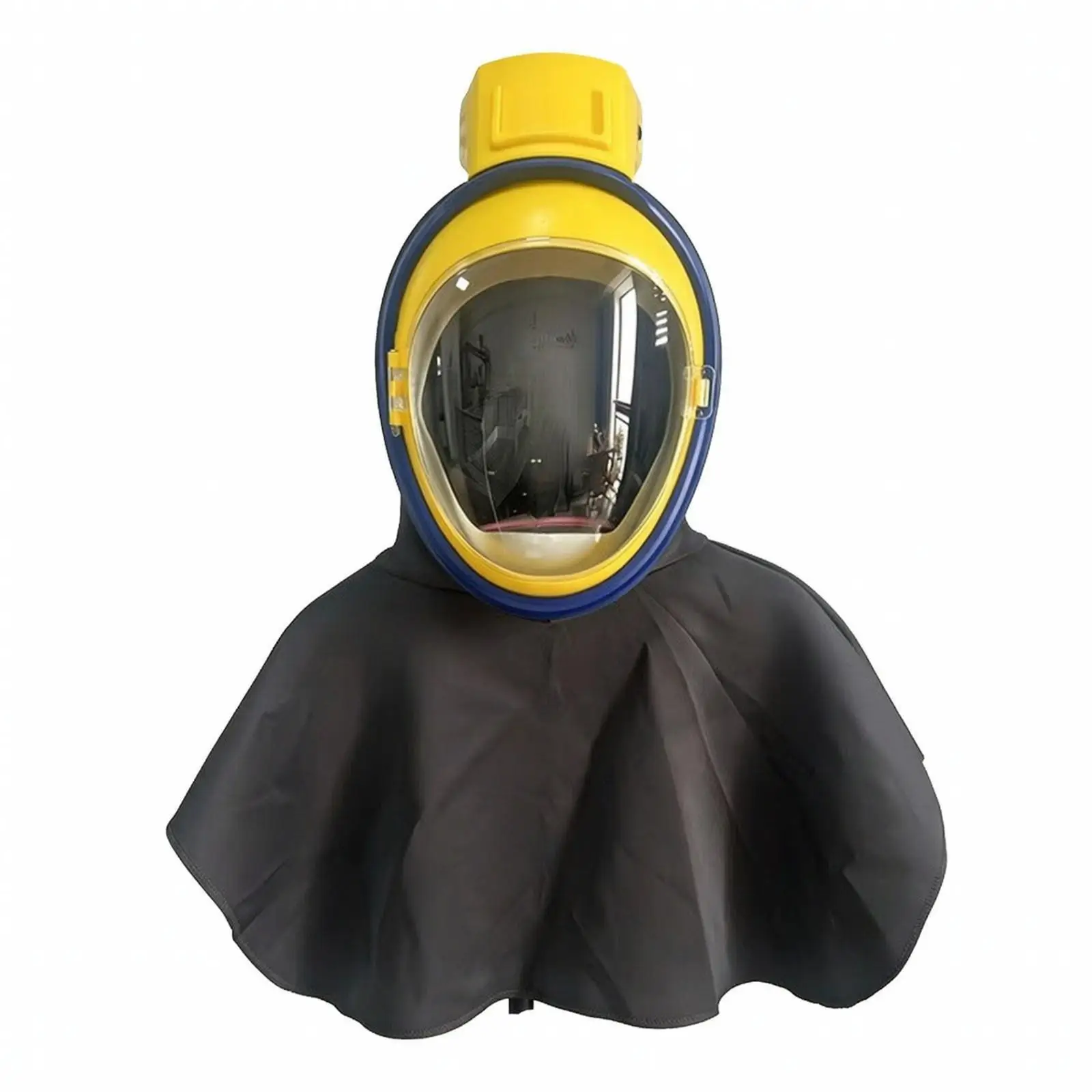 Battery Operated Air Purifying Helmet for Dust Protection Anti Fog Visor Work Mask with Fan System