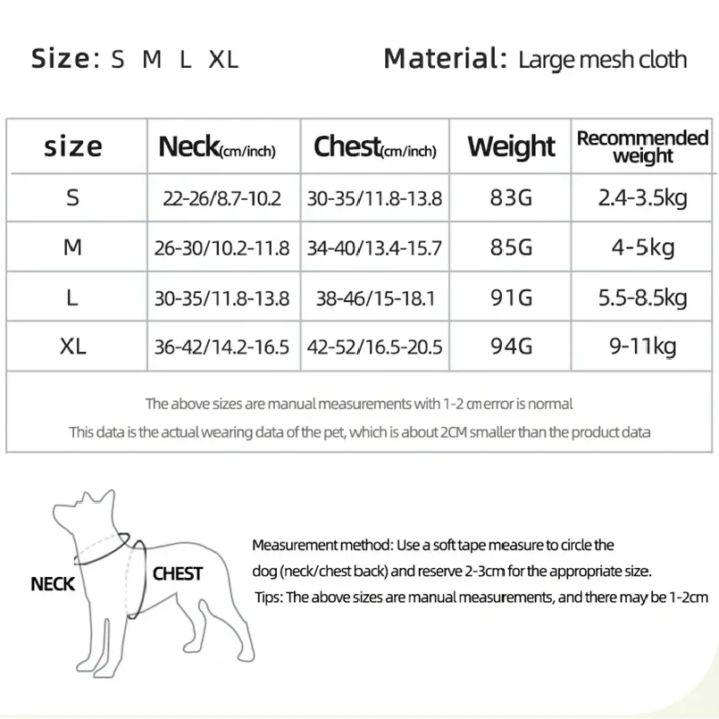 Reflective Breathable Dog Harness And Leash Set Pet Chest Strap Dopamine Pet Supplies Dog Accessories For Small Dogs_voghion.com
