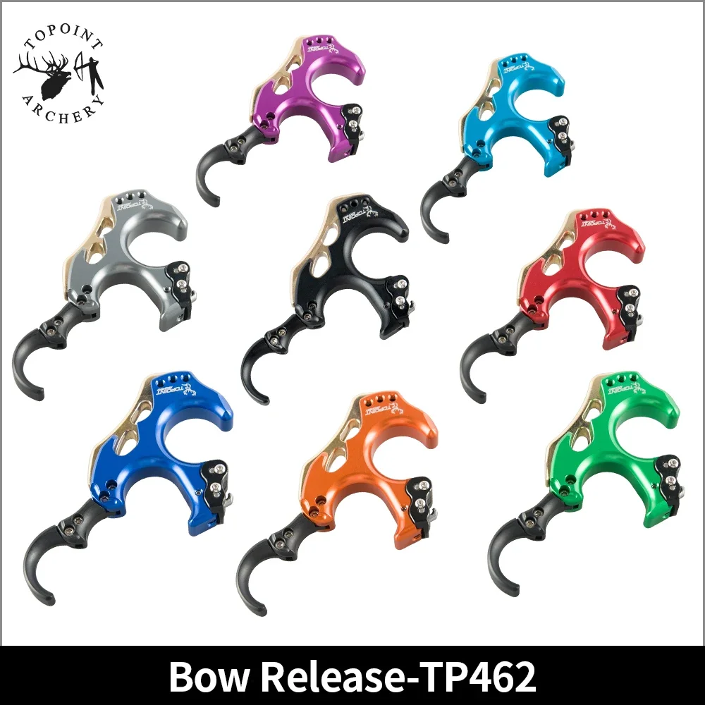 Imagem -02 - Topoint-composto Bow Release Dedo ou Acessórios Caça Tiro com Arco Tp462 1pc