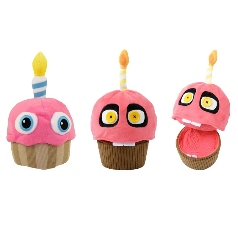 

15/40CM Five Nights Cupcake Plush Toy Anime Peripherals Toy Stuffed Dolls Birthday Christmas Gift For Kids