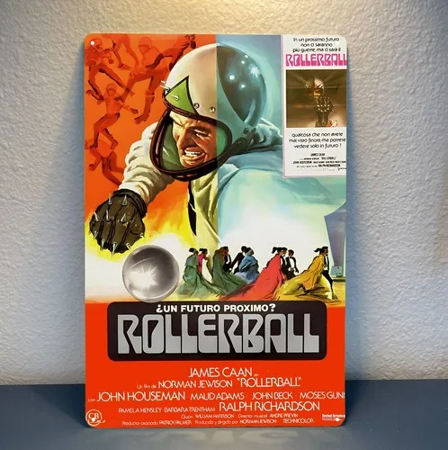 Rollerball Movie Metal Poster - Collectable Tin Sign