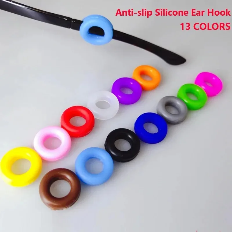 1-10pairs Antislip Silicone Ear Grip Glasses Eyeglasses Leg Ear Hook Stopper Bracket Fastener Accessories Temple Eyewear Holder image 3