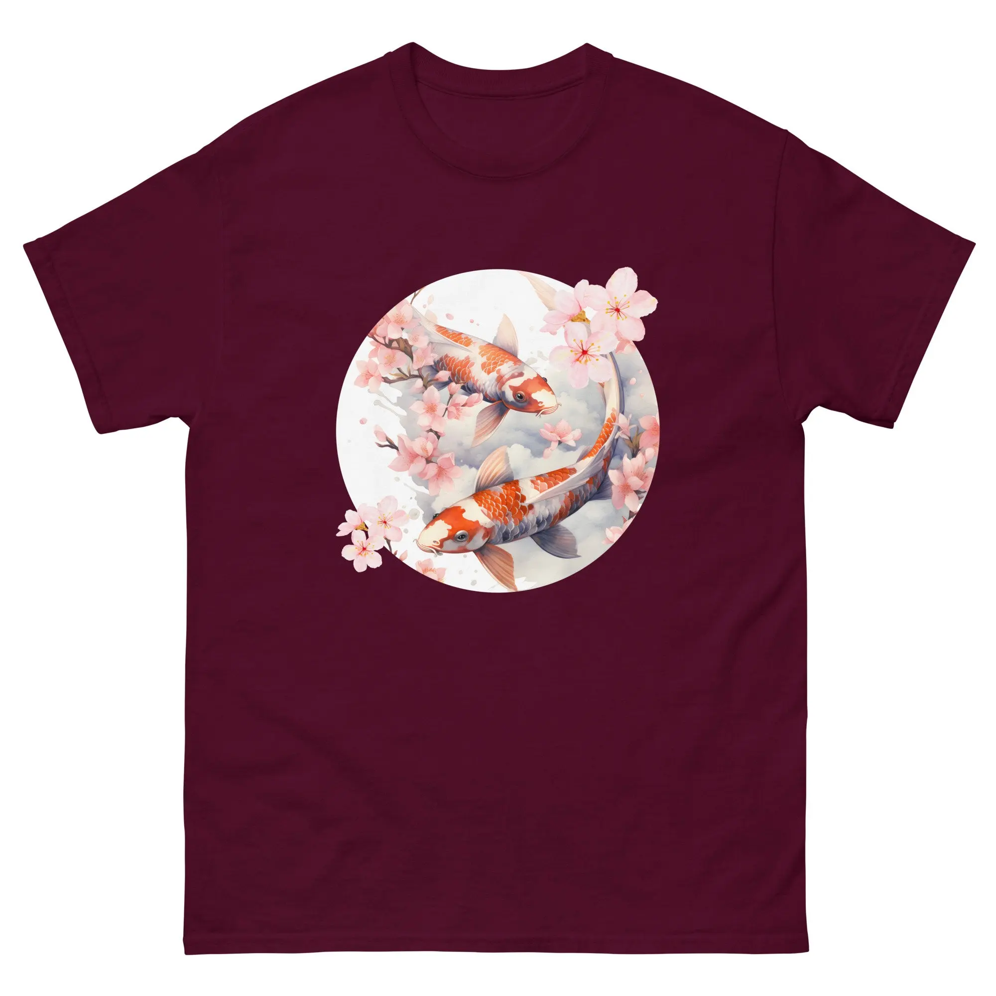 Eternal Harmony Koi And Sakura Symphony T Shirt