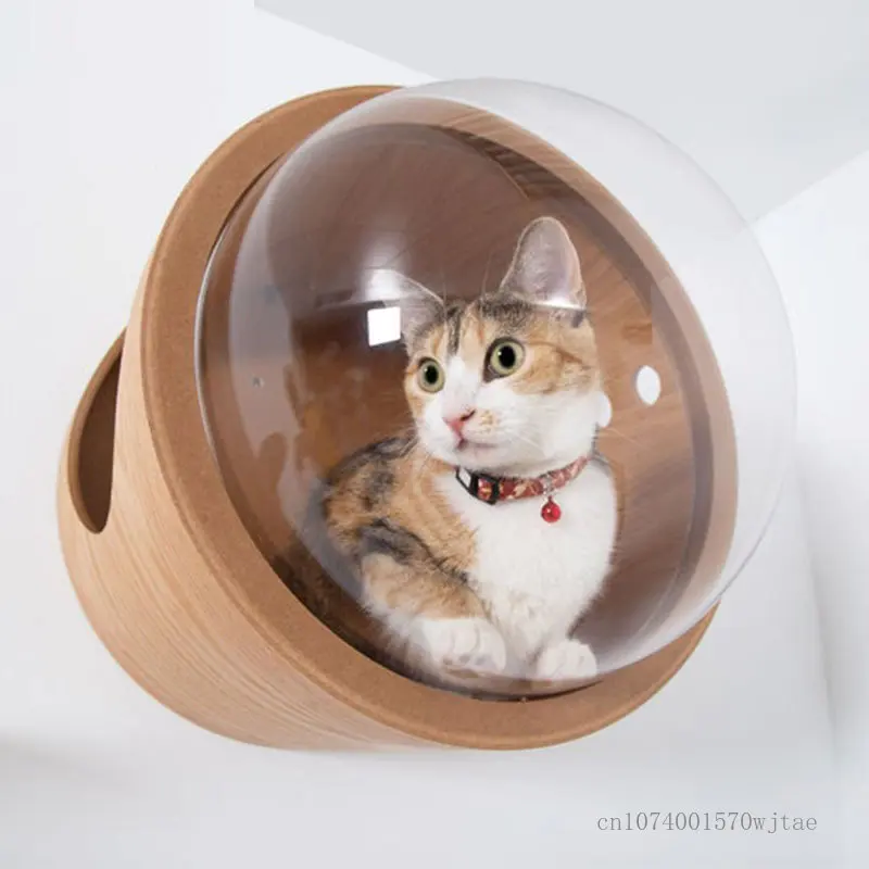 Cat Nest Wall Transparent Cover, Circular Space, Hanging, Climbing Frame Suit, Pet Supplies, DIY