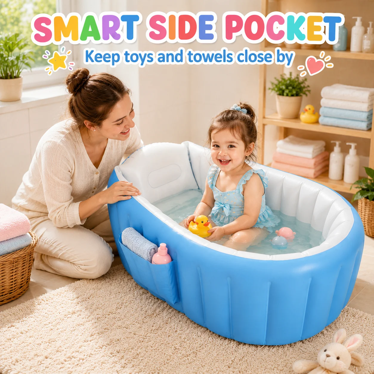 1 Stück Aufblasbare Badewanne, Tragbare PVC-Faltbadewanne, Erwachsenen-Spa-Wanne, Verdickte Luftkissen-Badewanne für Zuhause und Badezimmer