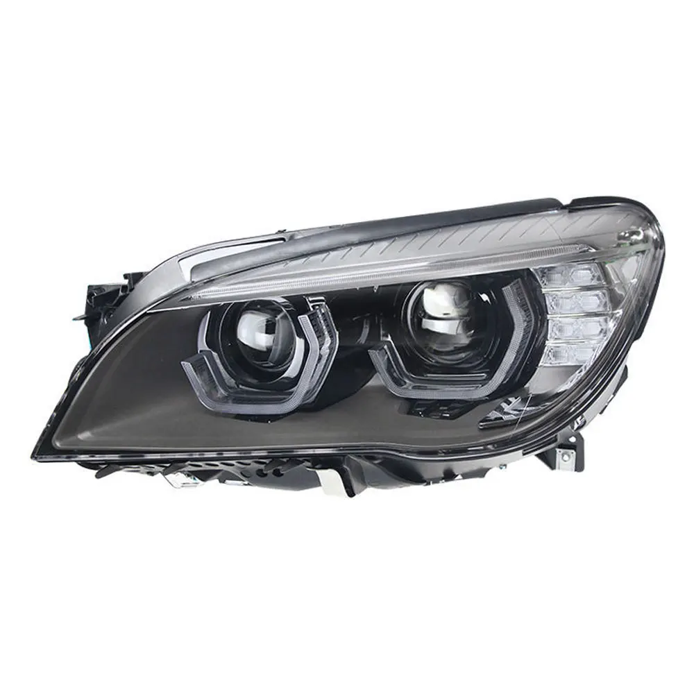 Suitable for 2009-2015 BMW 7 Series F02 headlight assembly F01 modified LED spoon daytime running light laser lens A pair