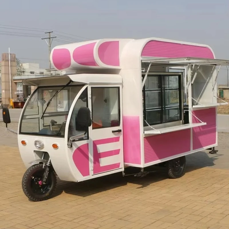 سيارة طعام كهربائية متنقلة هوت دوج لتناول الطعام #2