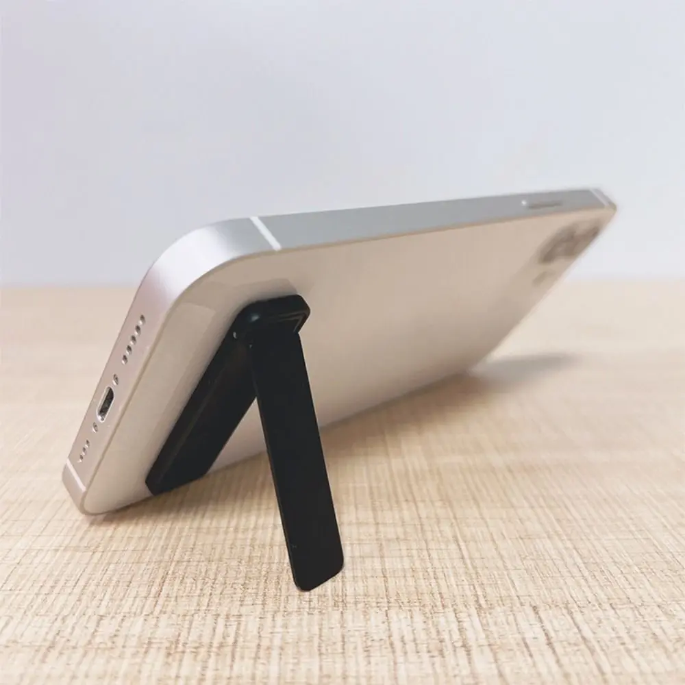 Metal Card Style Flip Cover Desktop Support Folding Phone Bracket Phone Back Sticker Smartphone Support Mobile Phone Holder