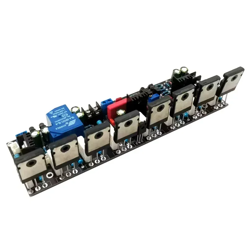 لوح مضخم صوت عالي الطاقة مع حماية مكبر صوت ، نسخة مطورة ، أحادي ، أنبوب W ، 2SC5200 + 2SA1943 ، 20V-90V ، HiFi ، شحن مجاني