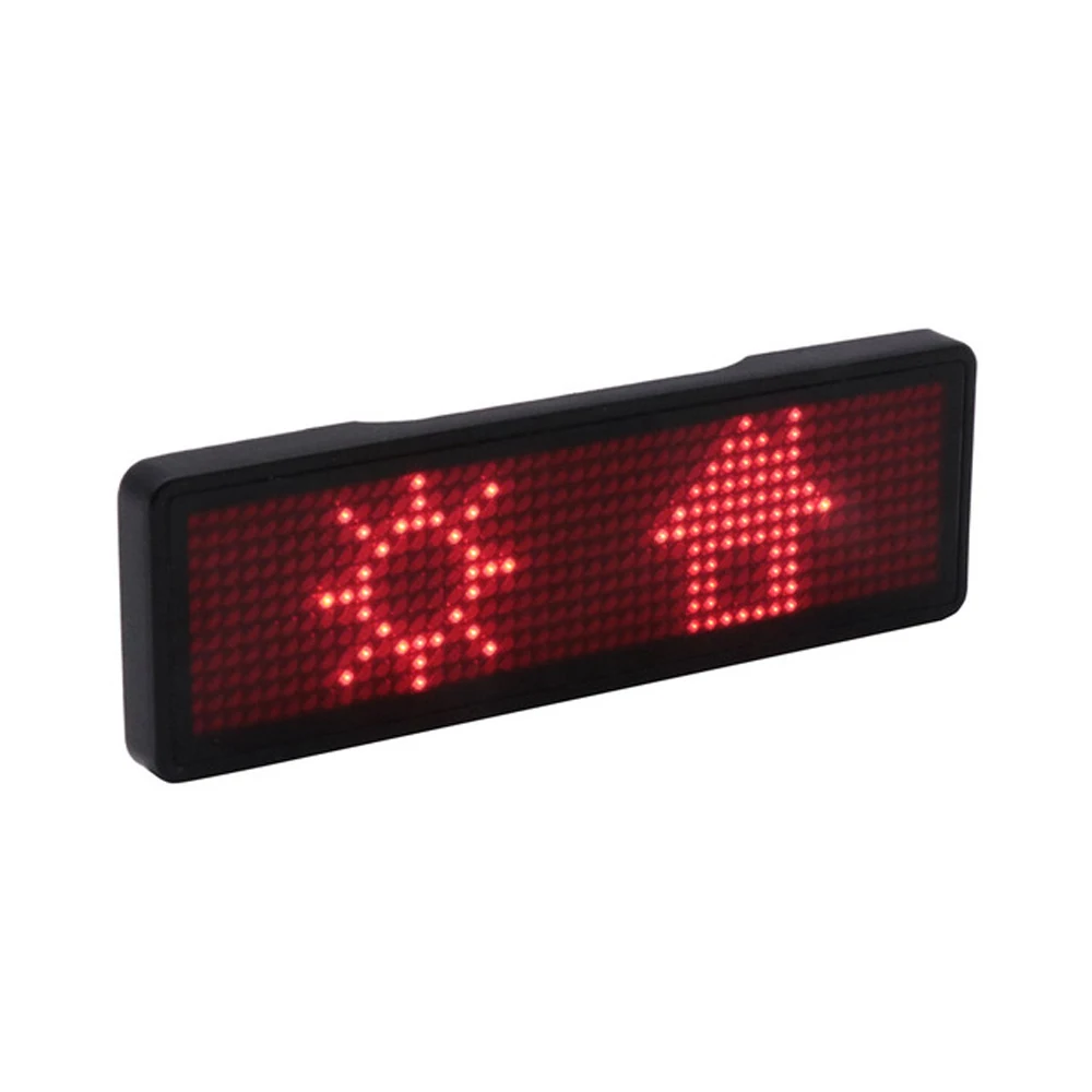 Mini Insignia Multi-program Multi-language Bluetooth LED Name Badge Digital LED Badge LED Display LED Name Tag