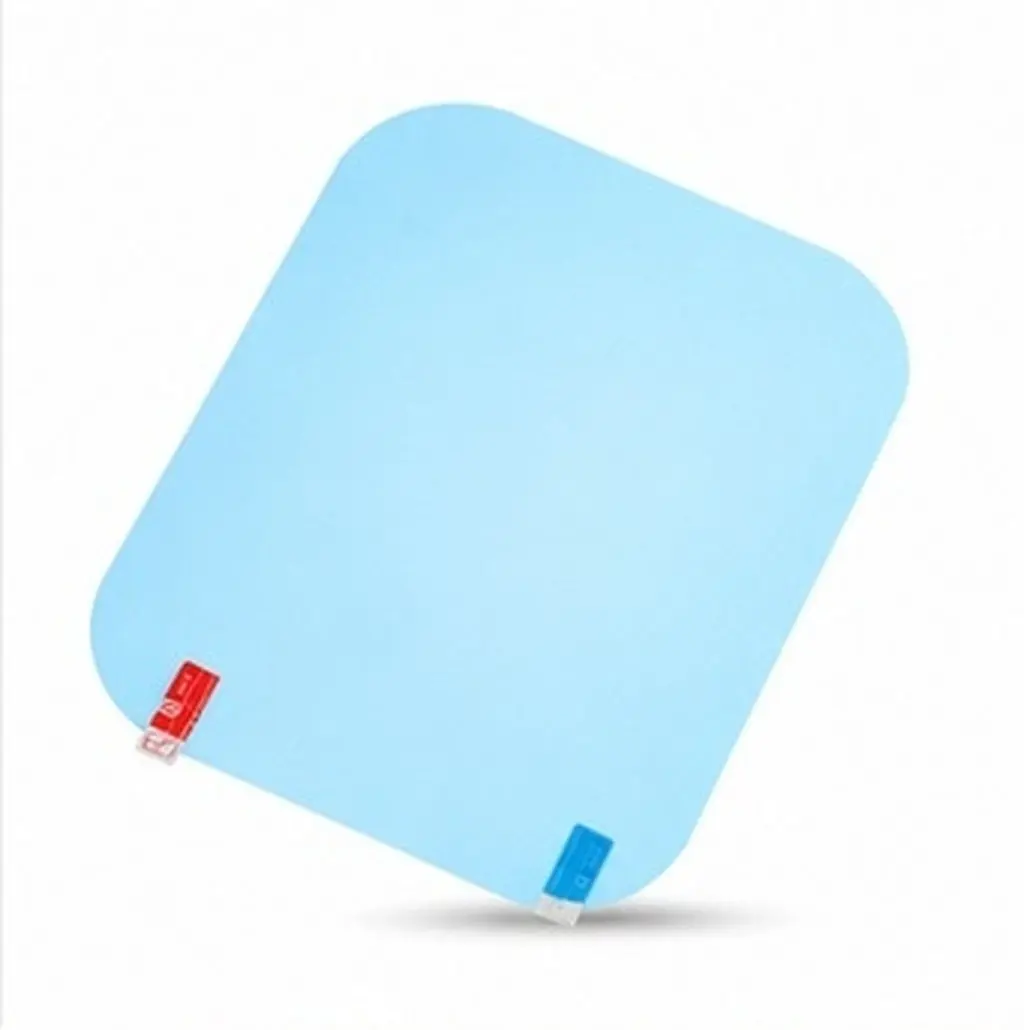Bathroom Mirror Anti-Fog Film Square Waterproof Mirror Pad Fog Free Solution for Shower Steam Resistance Universal Fit Makeup