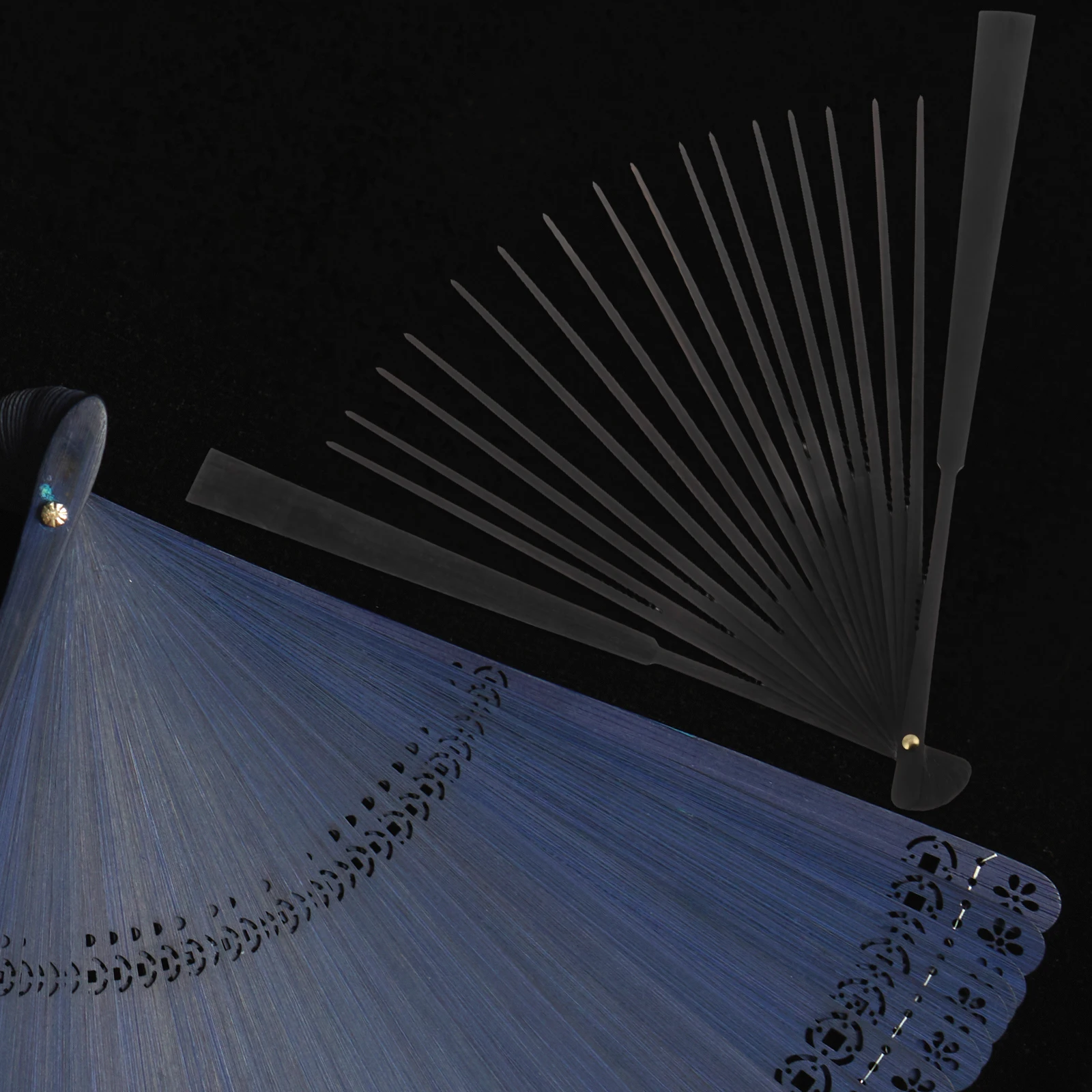 

Wooden Fan Frame for DIY Hand Fans - Lightweight Foldable Craft Kit for Wedding Favors Vintage Decor Dance Performance Accessory