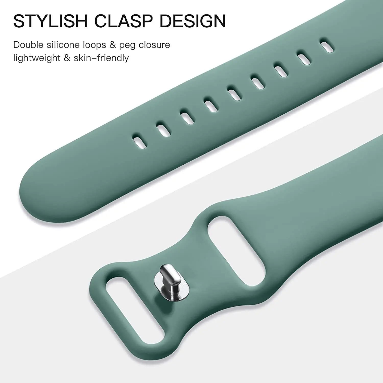 Silicone Strap For Apple Watch 44mm Band 40mm 38mm 42mm Smart Watch Sport Rubber Bracelet correa Apple Watch Series 7 6 5 4 3 SE