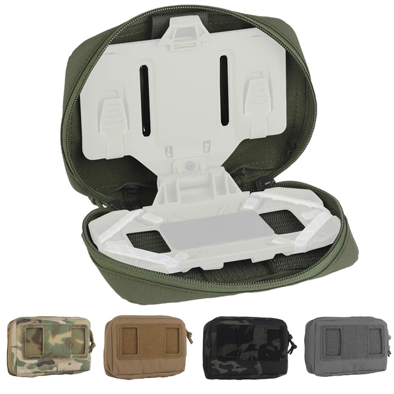 

Тактическая сумка-переноска для мобильного телефона, складная сумка для навигационной доски, двойная молния, охотничья страйкбольная нагрудная сумка для карт