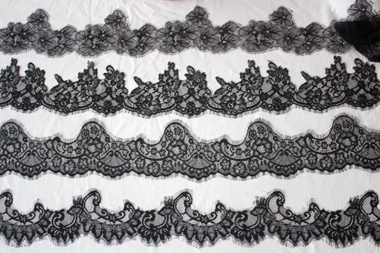 Skin-friendly irregular wavy eyelashes lace DIY wedding dress skirt stitching yarn head yarn edge sewing accessories