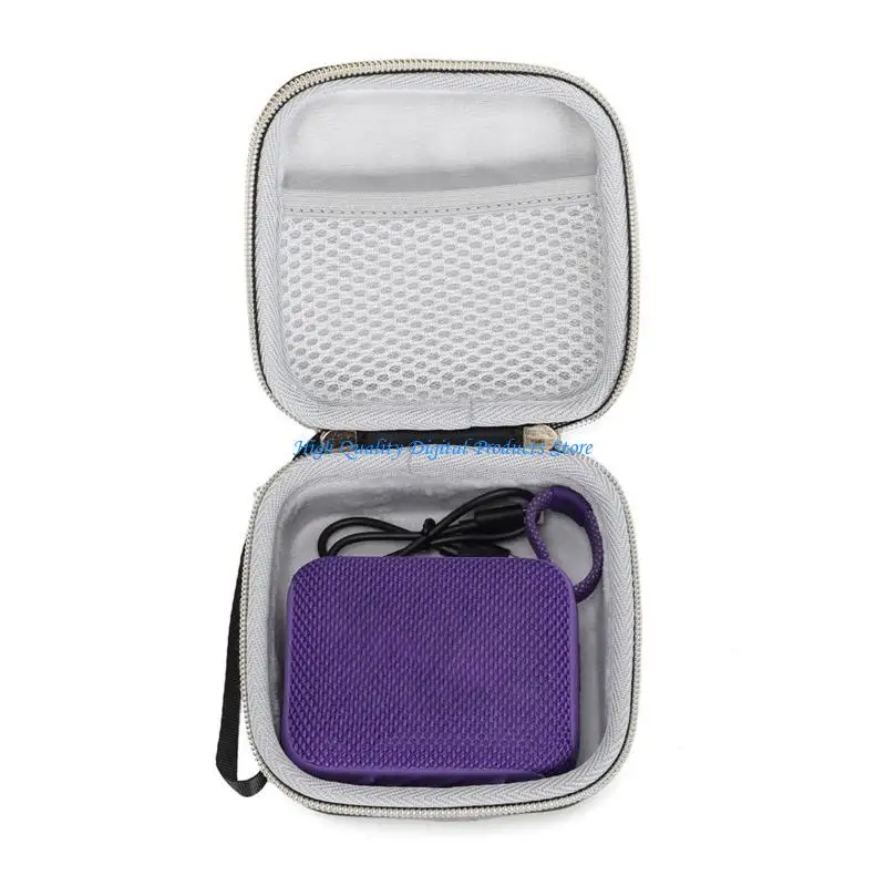 

U2JE Traveling Bag Hard Carry Case for GO4 Speaker Bag Backpack with Handle Strap Conveniently Transport Bag Mesh Pocket