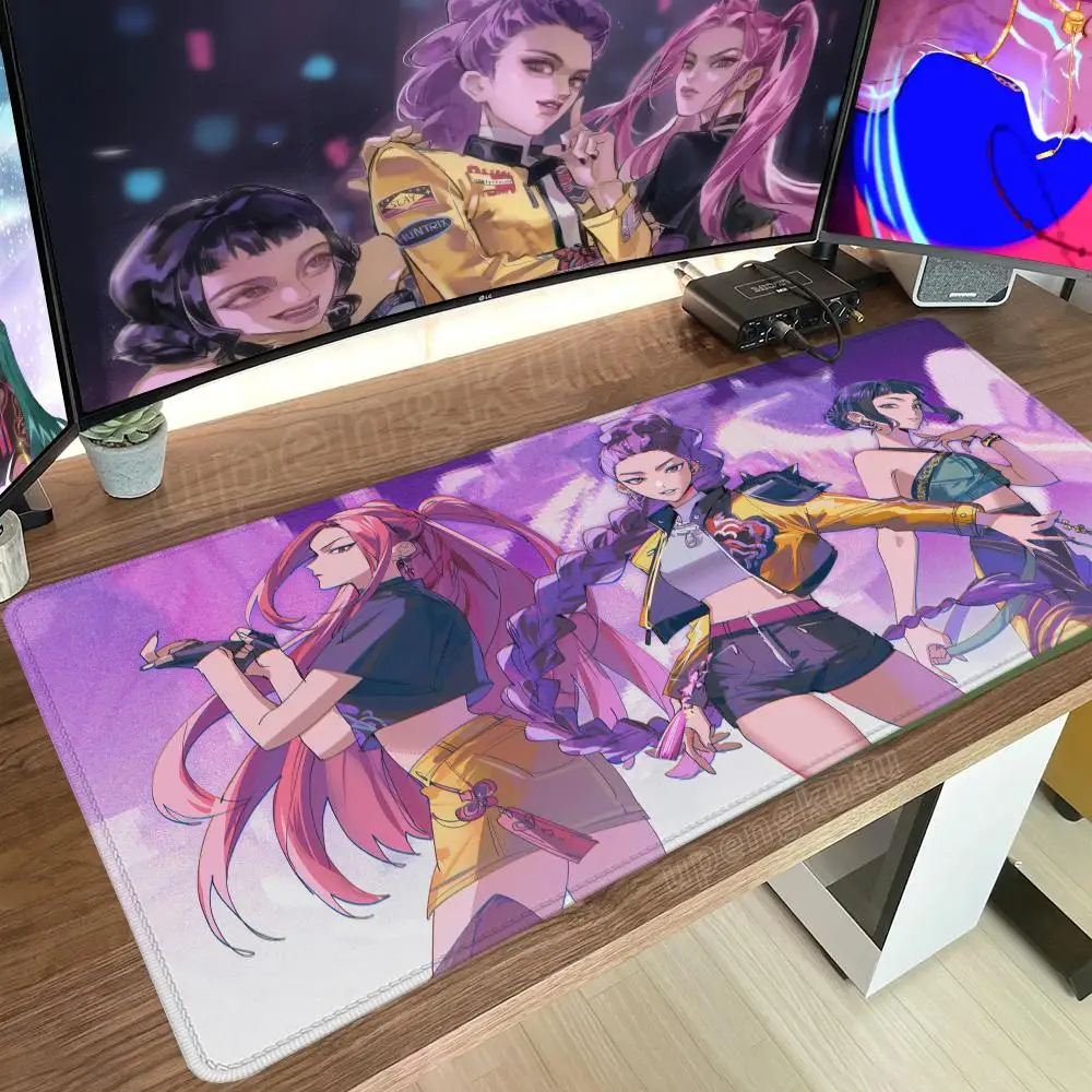 

KPop D-Demon H-Hunters Mouse Pad Non-slip Mausepad Gaming Accessories Large Office Gamer Keyboard Desk Mat Rubber Mousepad