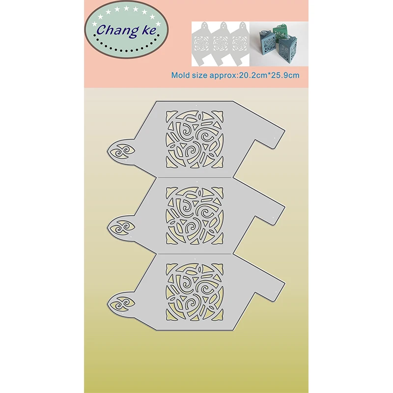 

New 2022 Tridimensional Box Metal Cutting Dies For DIY Scrapbooking and Card Making Embossing Craft Decorative No Stamps