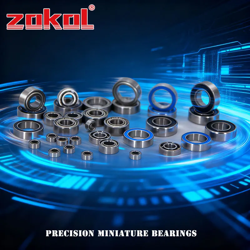 

ZOKOL 10Pcs/lot high-speed micro bearings used for motor, textile, fishing gear bearings wire cutting guide wheel bearingbearin