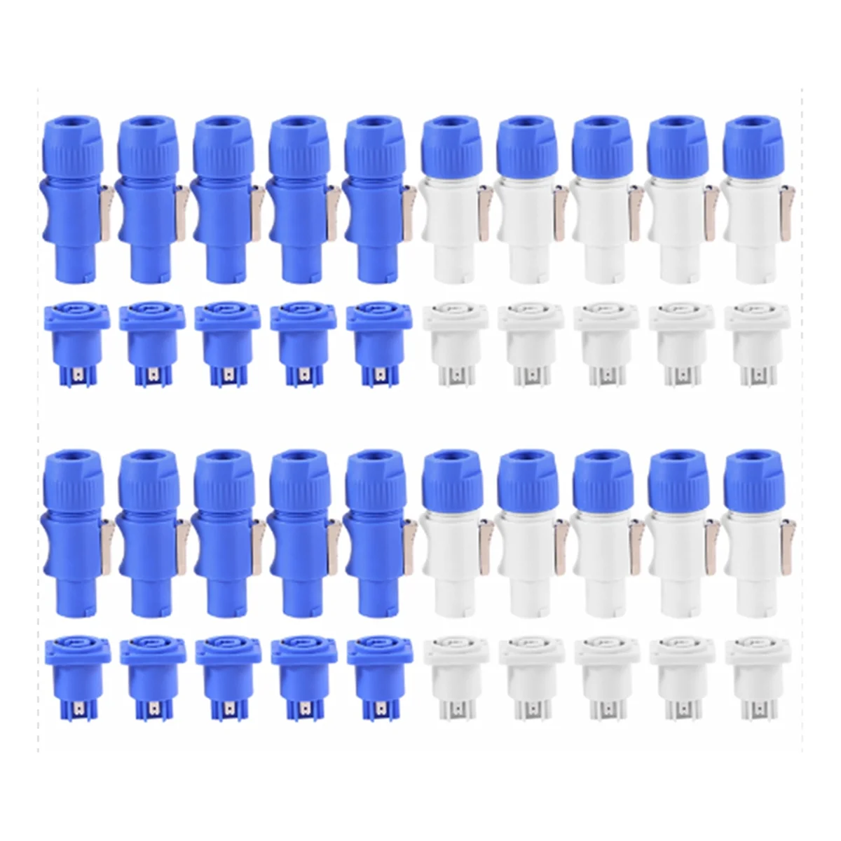 

N33R_20Set PowerCON Тип A NAC3FCA+NAC3MPA-1 Адаптер панели разъема корпуса