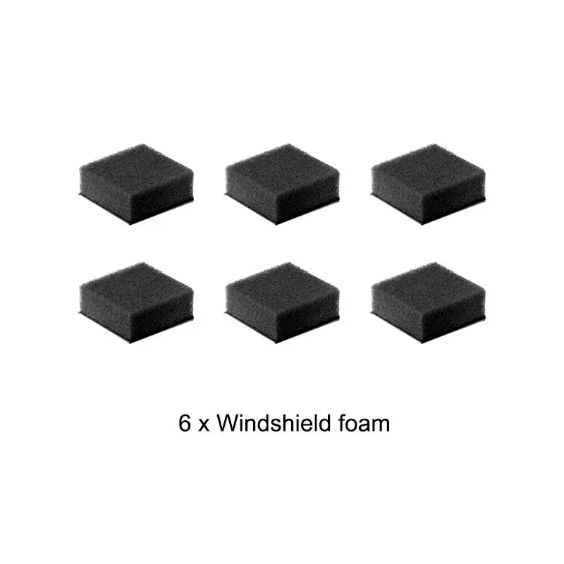 PULUZ 6 Stuks Ruisonderdrukking Voorruit Schuim Pakking voor Insta360 X5/X4/X3 Voorruit Schuim Pakking camera Accessoires