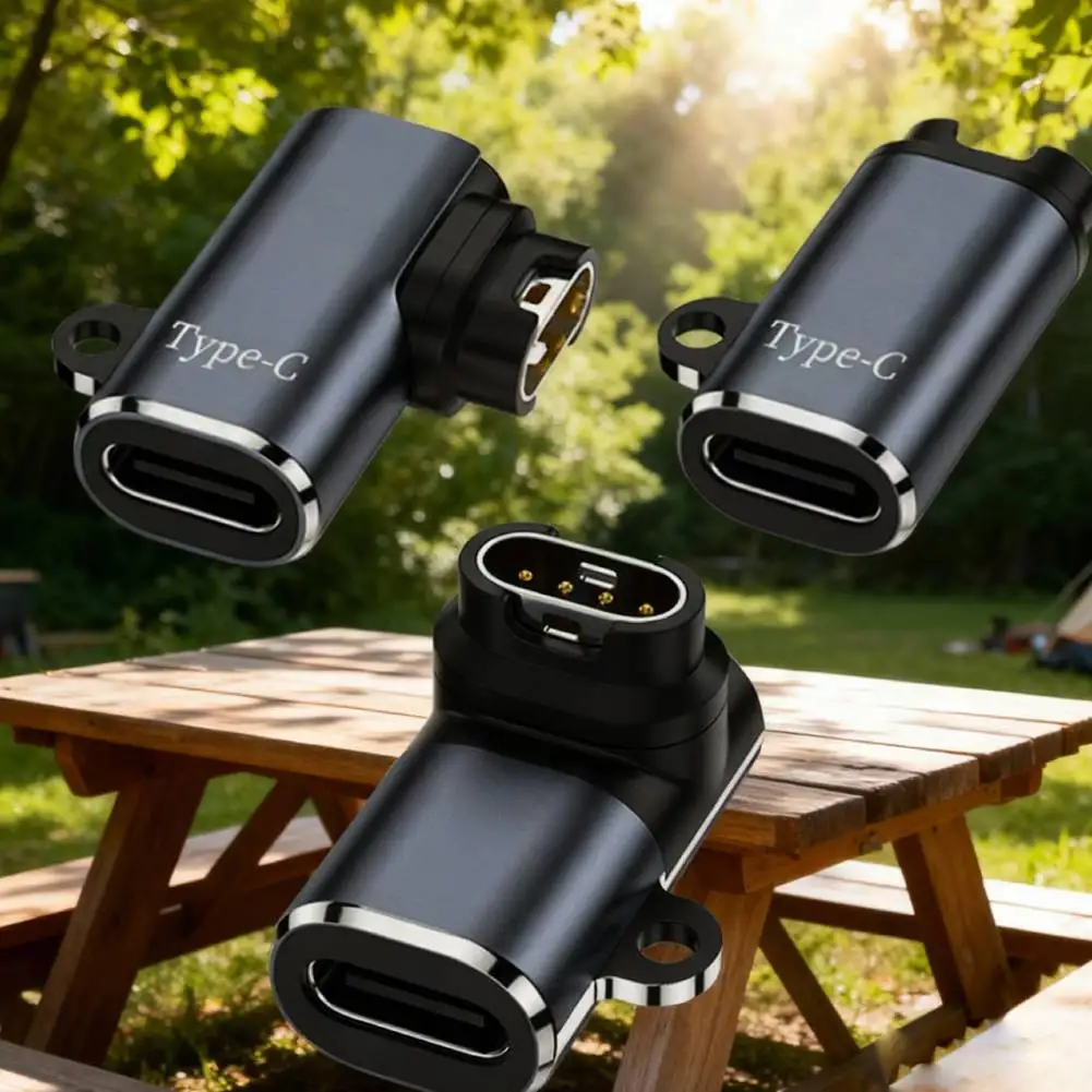 

Type C USB Port to 4pin Charger Power Adapter Connector For Garmin Fenix 7/6/5/7X/6X/5X/Venu 2 plus Watch Charging Converter