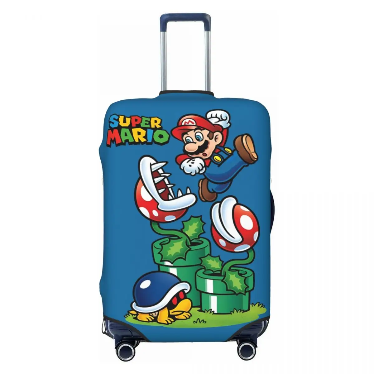 

Custom M-Marios Luggage Cover Fashion Kawaii Cartoon Character Colorful Printed Suitcase Protector Covers Suit For 18-32 inch