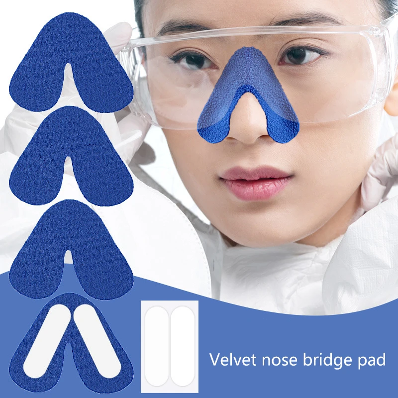 Maschera per la respirazione Maschera per il viso Patch per ponte al naso a forma di V Cuscinetto per il naso Ridurre l'industazione Cuscino per la protezione del viso Patch per il naso