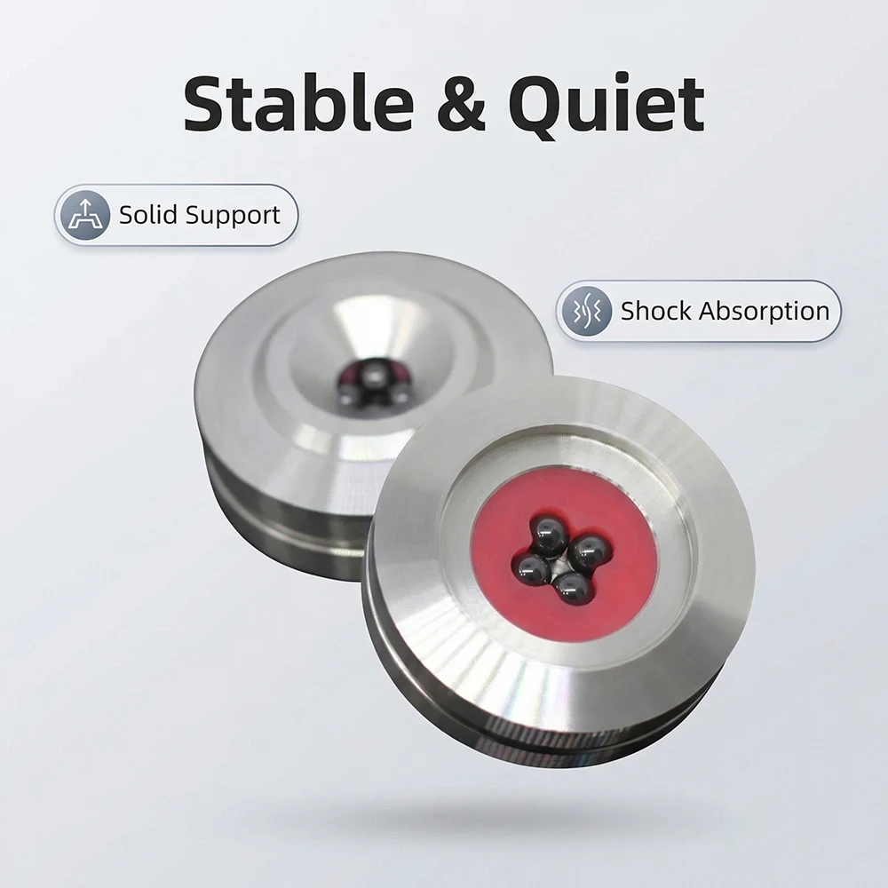 

HIFI Audio 316L SUS Ceramic Anti-shock Absorber Foot Pad Nail for Speaker Amplifier Preamp Vibration Absorption Stands Spikes