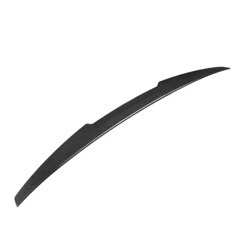 Hot Sale M4 Style Dry Carbon Fiber Rear Trunk Lip Tail Wing Spoiler Ducktail for  3 Series E46 Coupe 325i 335i 320i 2005+
