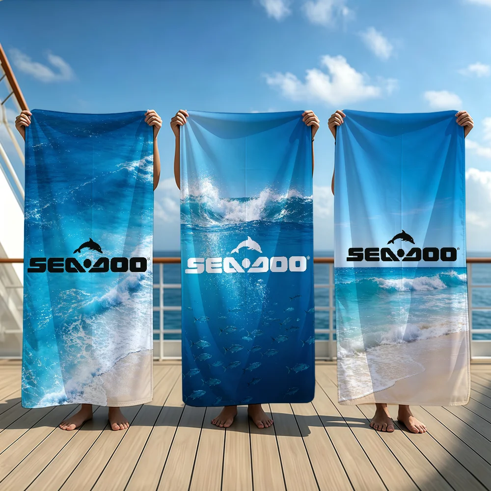 Luxury S-SeeS D-DooS Logo Towel Beach Oversized Soft Ultra Absorbent Quick Drying Large Pool Travel Camping Bathroom